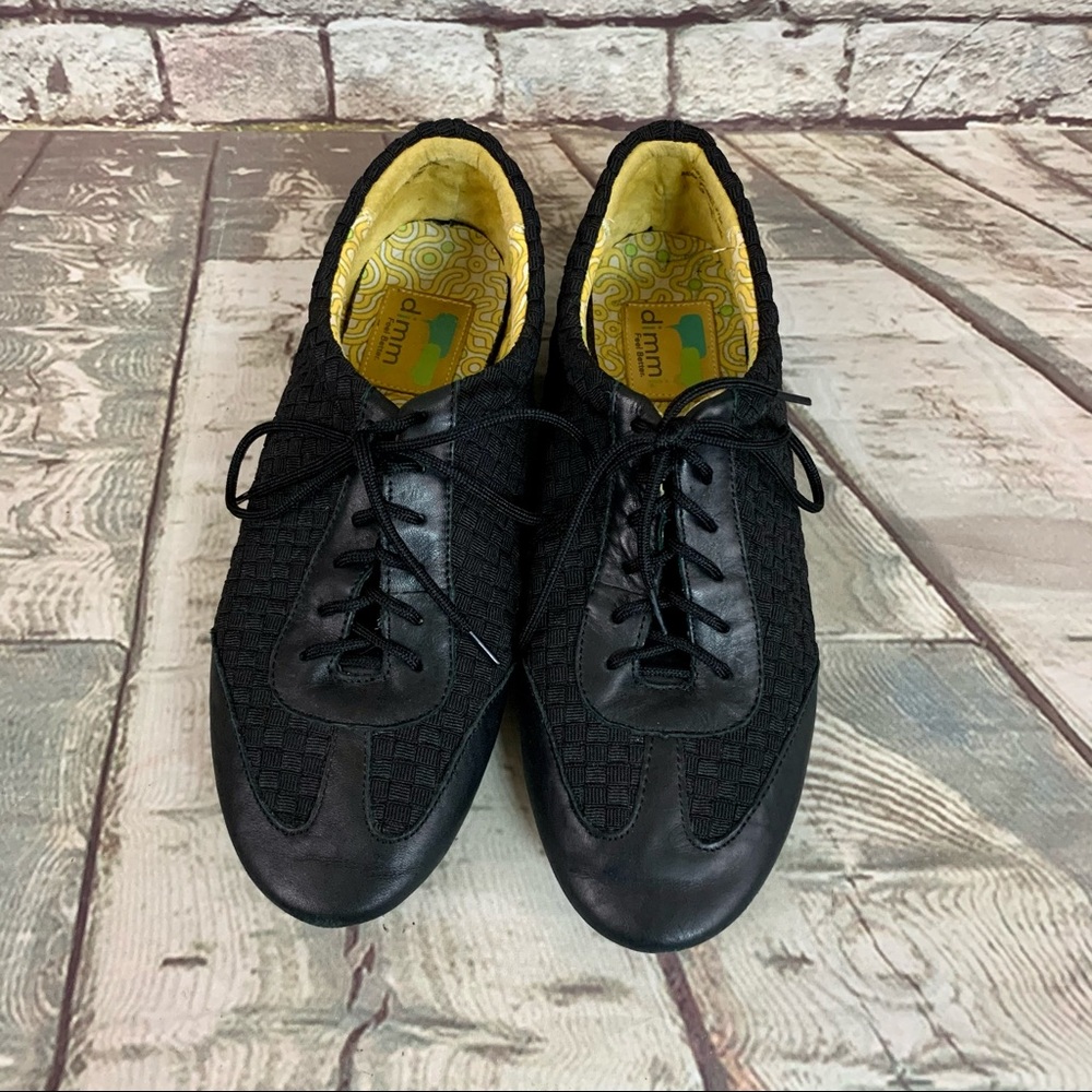 dimmi Comfort Feel Better Black Fabric Zen Flats